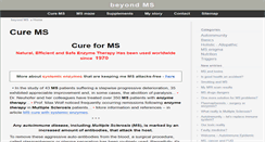 Desktop Screenshot of beyondms.info
